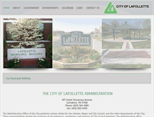 Tablet Screenshot of lafollettetn.gov